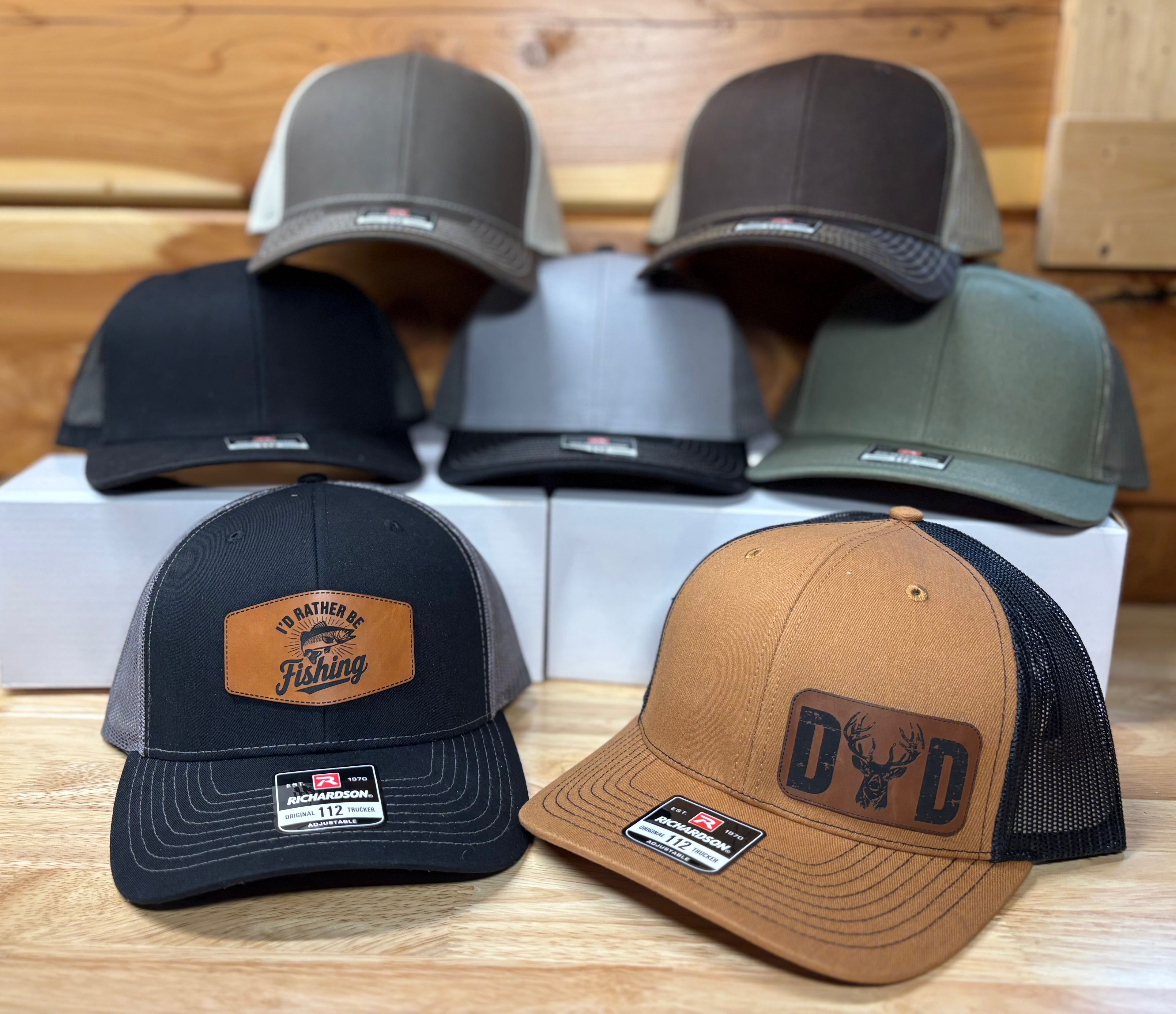 Custom Trucker Hat - Laser Engraved Patched