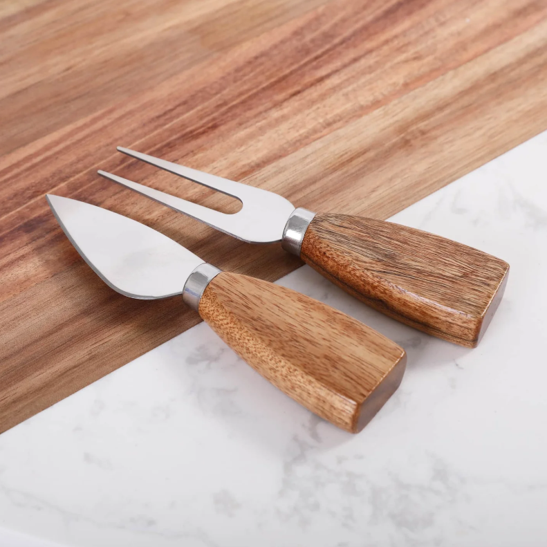 Marble Heart-Shaped Serving Board – Personalized 3‑Piece Gift Set