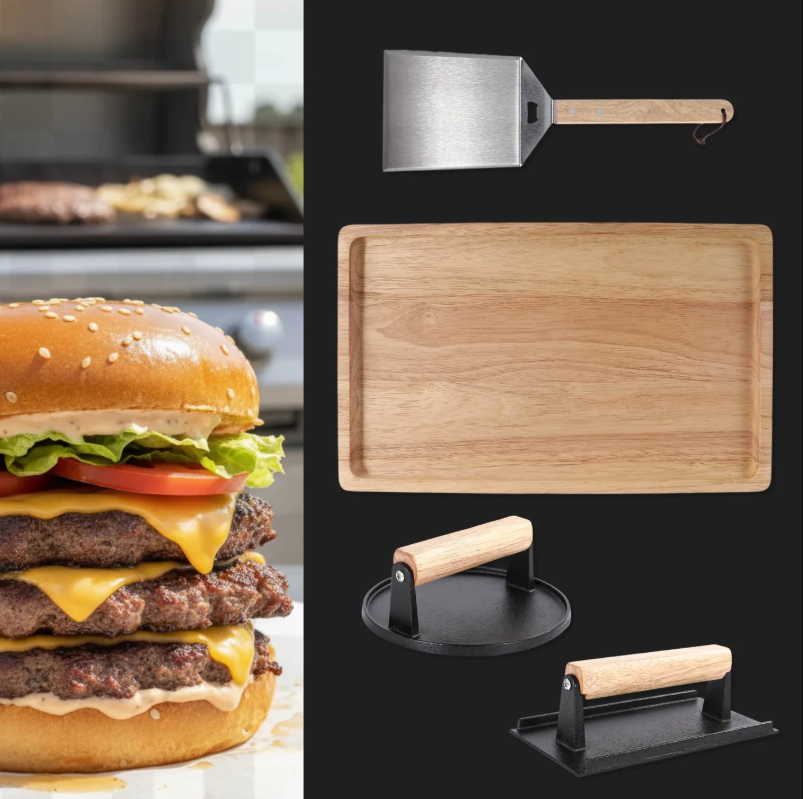 Smash Burger Set – 9‑Piece Personalized Gift Kit