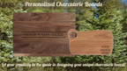 Personalized Charcuterie Board - Custom Laser Engraved