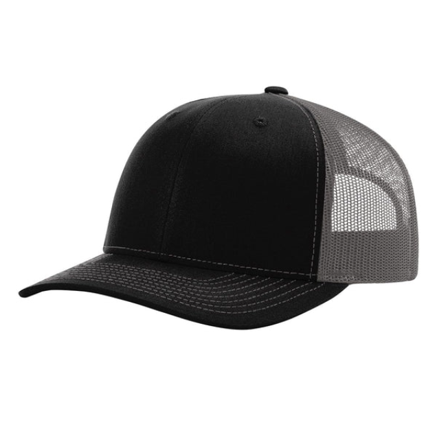 6-Panel Trucker Hat - Personalized Engraved Patches