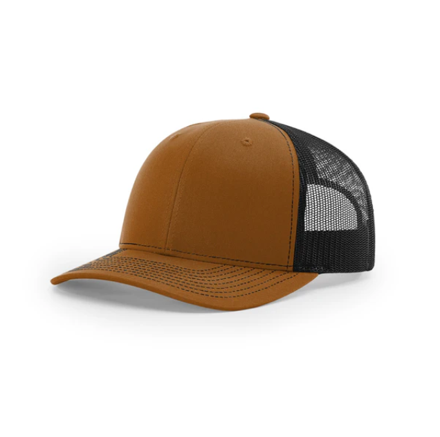 6-Panel Trucker Hat - Personalized Engraved Patches