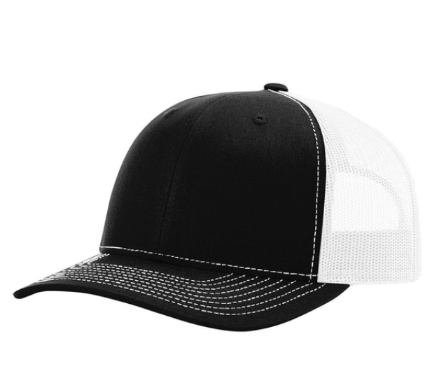 6-Panel Trucker Hat - Personalized Engraved Patches